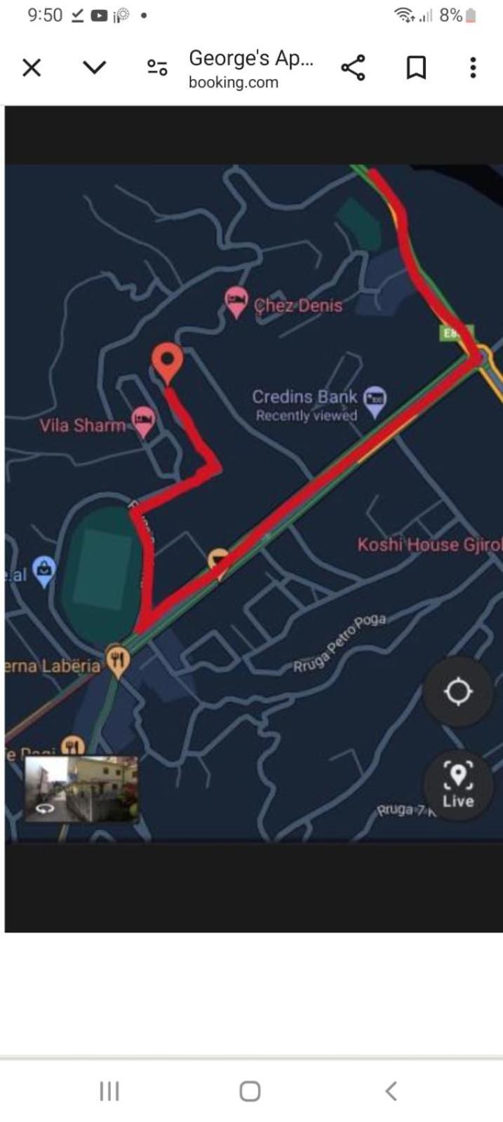 شقة George 1 Gjirokastër المظهر الخارجي الصورة